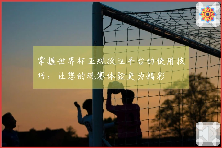 掌握世界杯正规投注平台的使用技巧，让您的观赛体验更为精彩